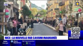 Nice: la nouvelle rue Cassini inaugurée 