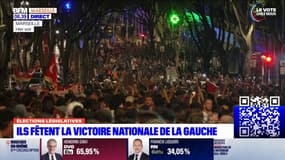 Législatives: à Marseille, 5.000 personnes ont fêté la victoire de la gauche et le barrage au Rassemblement national