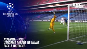 Atalanta - PSG : L'énorme parade de Navas face à Hateboer en quart de finale
