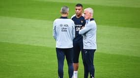 Kylian MBAPPE à l'entraînement des Bleus le 19/06/2024