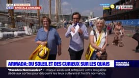Armada 2023: les visiteurs présents sur les quais de Rouen pour admirer les bateaux