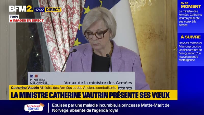 Armée: "Être suffisamment fort pour être en capacité d'agir", dit Catherine Vautrin