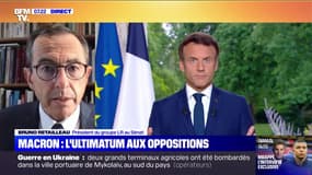 "Ce sera pour nous le cas par cas": Bruno Retailleau contre une coalition