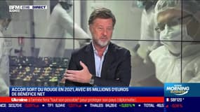 Sébastien Bazin (Accor) : Accor sort du rouge en 2021, avec 85 millions d'euros de bénéfice net - 24/02