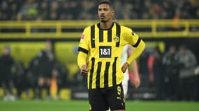 Sébastien Haller avec Dortmund lors du match face à Augsbourg, le 22 janvier 2023.