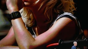 Une image extraite de la "Keynote" d'Apple, où l'on aperçoit l'Apple Watch.