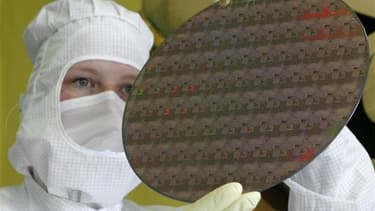 Une tranche de silicium