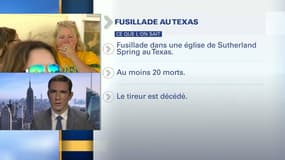 Fusillade au Texas: le tireur serait un homme blanc âgé de 25 ans et vivant dans la banlieue de San Antonio