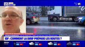 Patrice Moriceau explique comment la direction des routes d'Ile-de-France se prépare à l'arrivée de la neige et du verglas