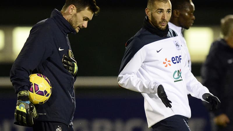 Hugo Lloris et Karim Benzema