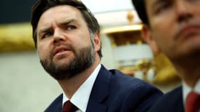 Le vice-président américain, J.D. Vance, à la Maison Blanche à Washington, le 8 avril 2025
