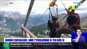 Une nouvelle tyrolienne à Serre Chevalier