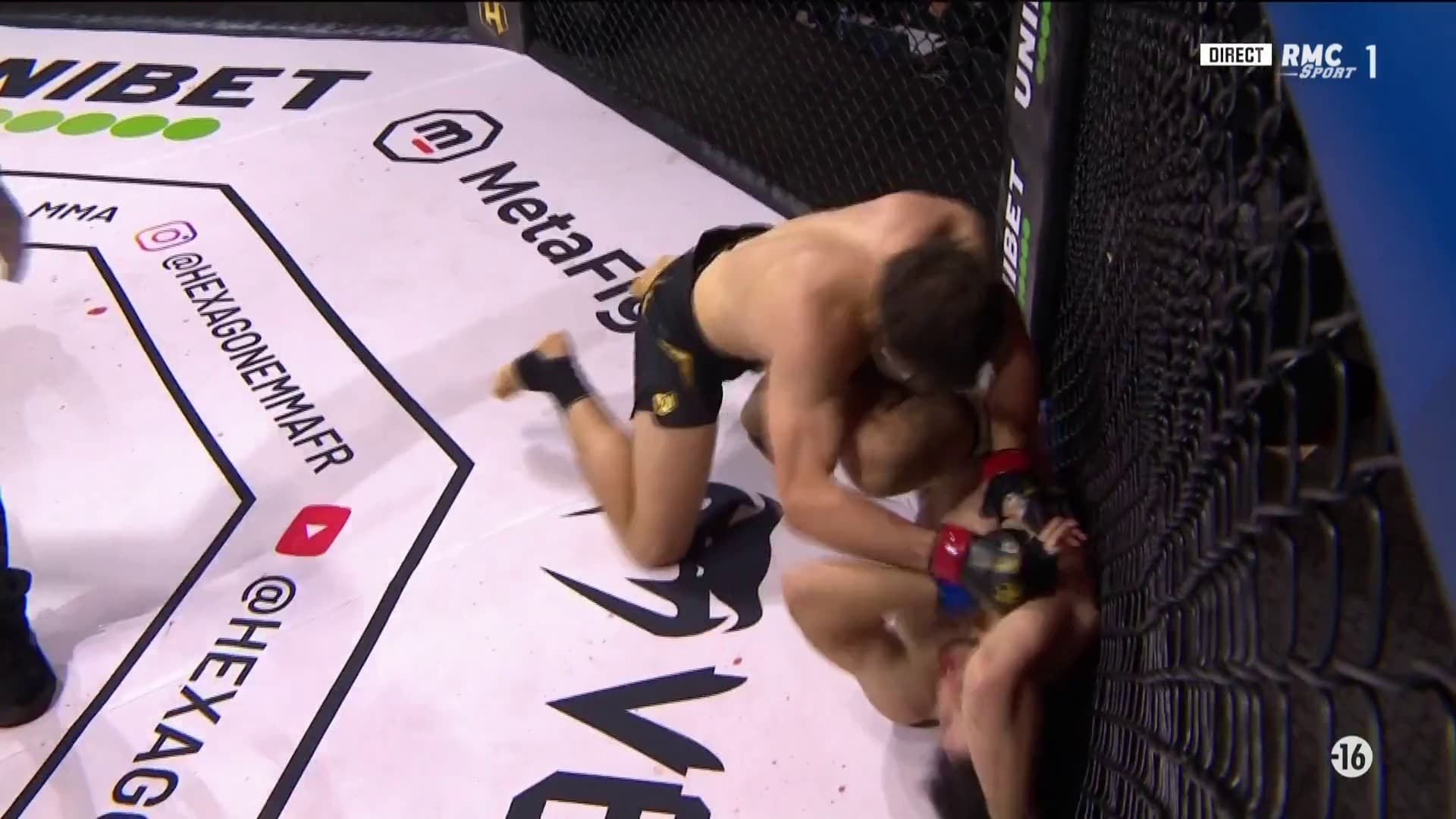 Le Japonais Daichi Mikami fortement malmené par le Français Matthieu Duclos, Hexagone MMA, 10 janvier 2025