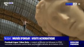 Musée d'Orsay: une visite acrobatique avec le funambule Nathan Paulin