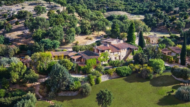 La propriété de la star est située près de Saint Tropez.
