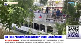 400 seniors ont parcouru la Seine en péniche à l'occasion du banquet des cheveux blancs