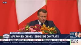 Nombreux contrats pour Emmanuel Macron en Chine