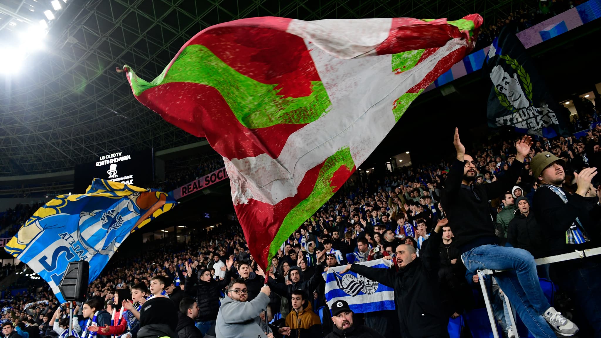 Les tribunes d'Anoeta Les tribunes d'Anoeta