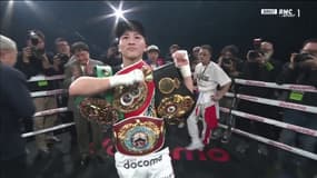 Naoya Inoue après sa victoire contre Marlon Tapales le 26 décembre 2023