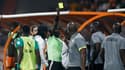L'arbitre Pierre Atcho lors du 8es de finale de la CAN entre le Sénégal et la Côte d'Ivoire