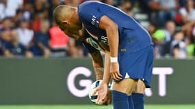 Neymar et Mbappé lors de PSG-Montpellier (5-2).