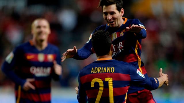 Lionel Messi fête son 300e but en Liga