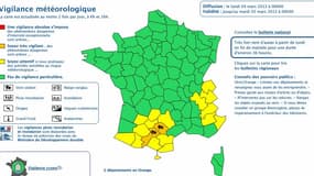 Les départements du Tarn et de la HauteGaronne placés en vigilance orange lundi 4 mars 2013 par Météo France