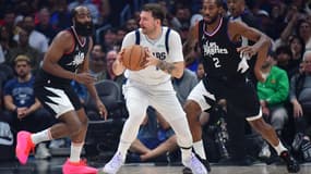 Le Slovène Luka Doncic retrouvera avec Dallas les Los Angeles Clippers de kawhi Leonard et James Harden au premier tour des playoffs 2024