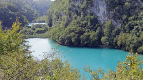 Le parc national des lacs de Plitvice en Croatie. 