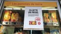 Des produits surgelés affichés par un distributeur qui dénonce la shrinkflation des produits
