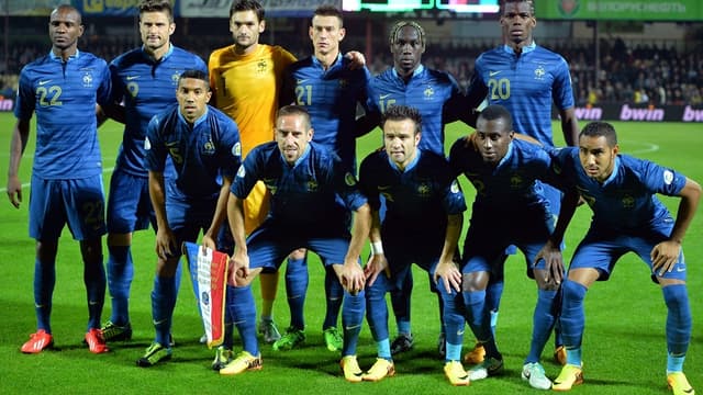 L'équipe de France face à la Biélorussie en 2013