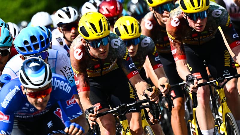 Le peloton lors de la troisième étape du Tour de France.