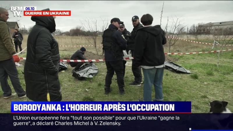 Guerre en Ukraine: après le départ des soldats russes, l'horreur à Borodyanka