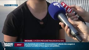 Bac: ce lycéen présumé fraudeur voulait "juste rendre service à un ami"