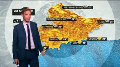 Météo Côte d’Azur: un temps plus nuageux dans l'après-midi voire orageux dans les terres, 26°C à Nice
