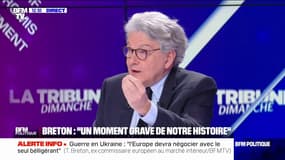 Guerre en Ukraine: “Si on veut un cessez-le-feu, il faudra bien s’asseoir avec les protagonistes”, estime Thierry Breton