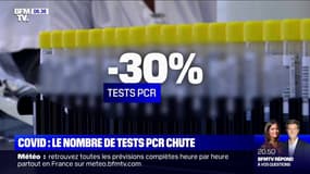 Covid-19: le nombre de tests PCR en baisse de 30% ces 15 derniers jours