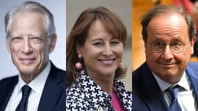 Dominique de Villepin, Ségolène Royal, François Hollande.