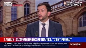 S'il y a une dissolution de l'Assemblée, Jean-Philippe Tanguy (RN) pense que "Jordan Bardella peut avoir une majorité absolue avec nos alliés de l'UDR d'Éric Ciotti"