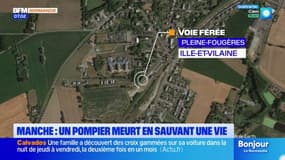 Manche: un pompier meurt en sauvant une vie à Pleine-Fougères