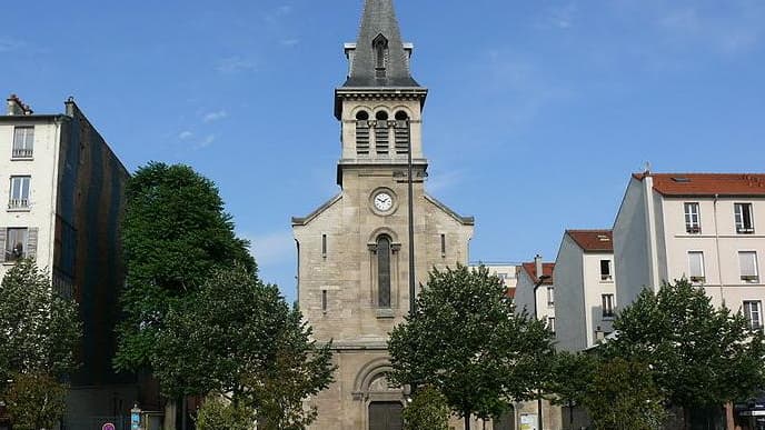 L'église de La Plaine, à Saint-Denis