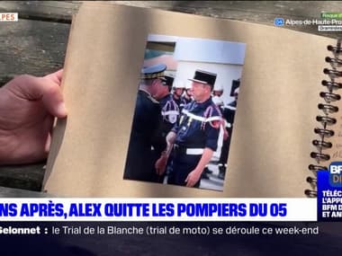 Hautes-Alpes: après 38 ans de service, un pompier quitte ses fonctions à Gap