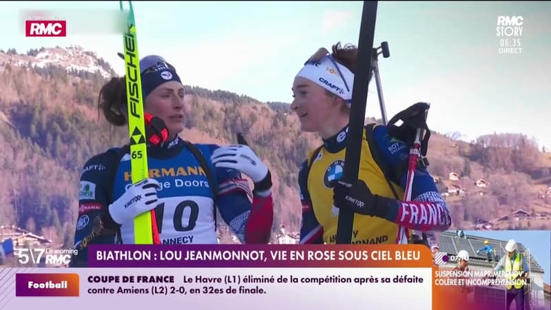 Biathlon : Lou Jeanmonnot, vie en rose sous ciel bleu