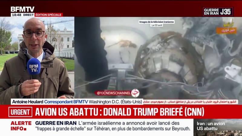 Abattage d'un avion de chasse américain en Iran: selon la porte-parole de la Maison Blanche, Donald Trump a été briefé