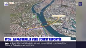 Lyon: le projet de la passerelle vers l'ouest reporté