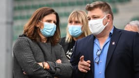 Didier Retière aux côtés de la ministre Roxana Maracineanu