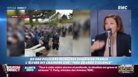 Interpellation de lycéens: "Je mesure la force des images mais il faut prendre du recul" selon la ministre des Armées sur RMC