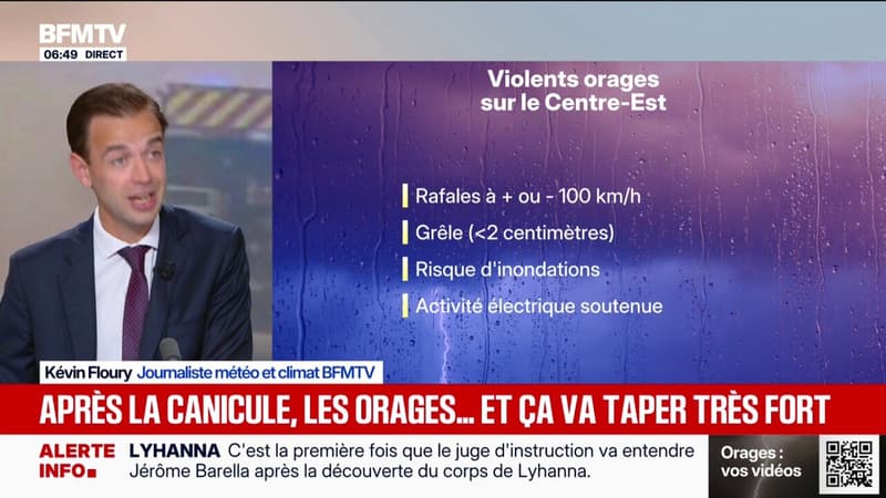 La vigilance rouge canicule levée partout en France, 11 départements en orange pour des risques d'orages violents