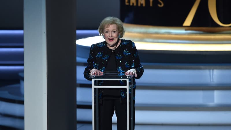 La comédienne américaine Betty White en 2018 à Los Angeles.