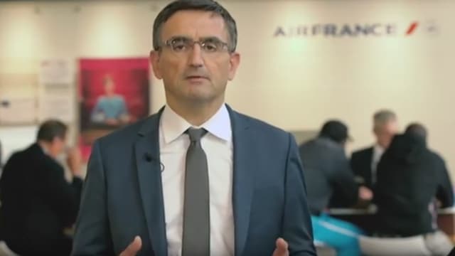Xabier Broseta, le DRH d'Air France, veut montrer le "vrai visage" d'Air France.